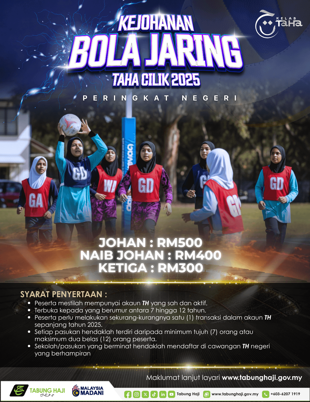 Kejohanan Bola jaring TaHa Cilik 2025