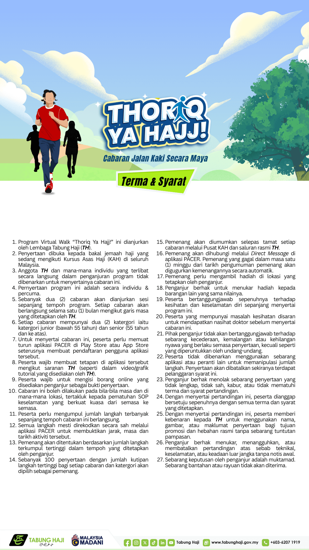 Terma & Syarat “Thoriq Ya Hajj”