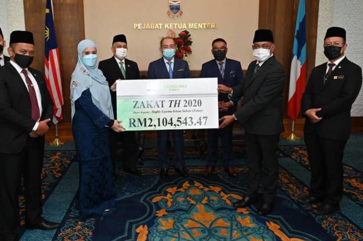 TH Serah Zakat RM2.1 Juta Bagi Kemaslahatan Asnaf Sabah